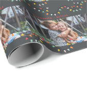Twinkle licht leuk, felle foto Holiday Cadeaupapier (Rol Hoek)