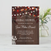 Twinkle licht rustige herfst verlaat vrijgezellenf kaart (Staand voorkant)