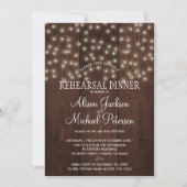 Twinkle licht rustige nachtrepetitie diner kaart (Voorkant)