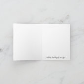 Twinkle Lichten Hartelijk dank (rood) Bedankkaart (Binnen)