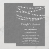 Twinkle Lichten op de grijze bundelschoen Kaart (Voorkant / Achterkant)