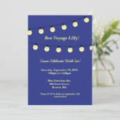 Twinkle Light Invitation Kaart (Staand voorkant)