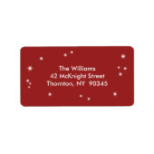 Twinkle Lights-adreslabel Etiket (Voorkant)