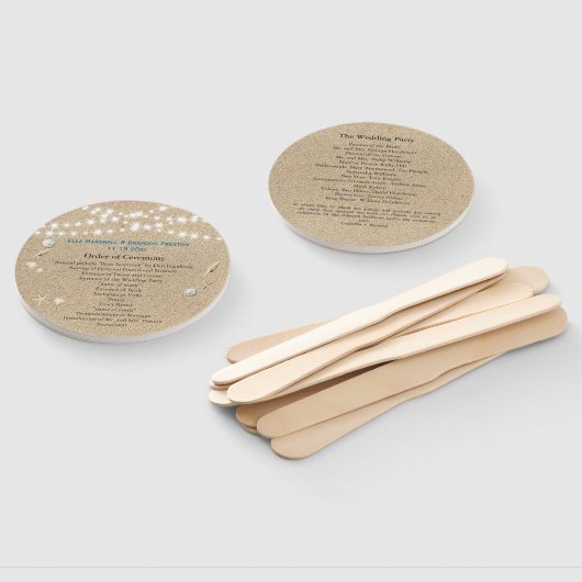 Twinkle Lights Bestemming Trouwprogramma Fan Handwaaier (Niet-gemonteerd)