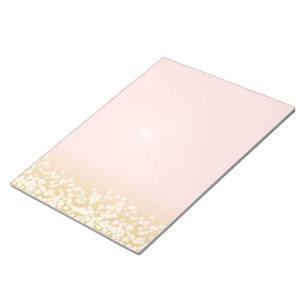 Twinkle Lights Blush en Gold Notitieblok