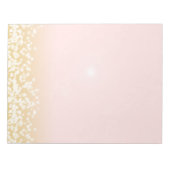 Twinkle Lights Blush en Gold Notitieblok (Voorkant)