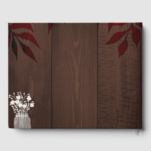 Twinkle lights bruiloft gouden script gastenboek (Achterkant)