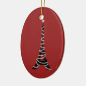 Twinkle Lights Eiffel Tower Ornament (rood) (Links)