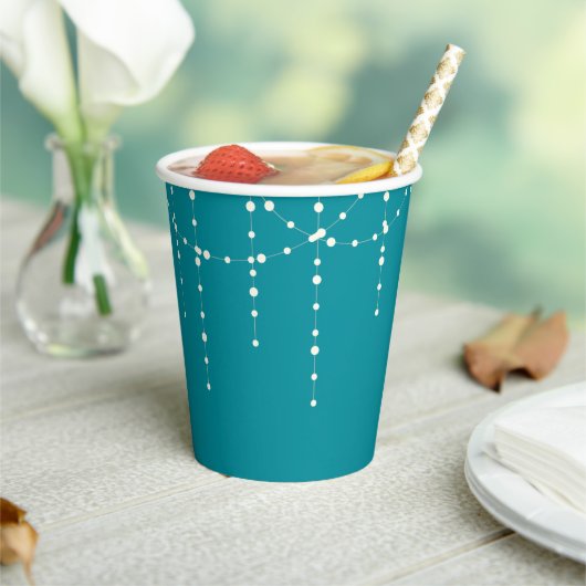 Twinkle Lights Fairy Party Cups Papieren Bekers (Insitu)