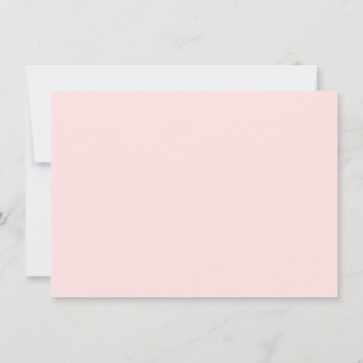 Twinkle Lights Goud en Roze Save the Date (Achterkant)