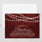 Twinkle Lights-kerstfeest Kaart (Voorkant / Achterkant)