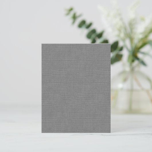 Twinkle Lights op Grey Burlap RSVP (Staand voorkant)