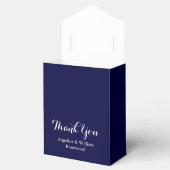 Twinkle Lights op Navy Favor Box Bedankdoosjes (Geopend)