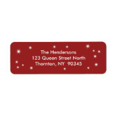 Twinkle Lights retouradres labels (Voorkant)