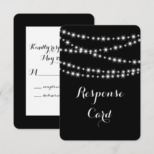 Twinkle Lights RSVP 2 (Voorkant / Achterkant)