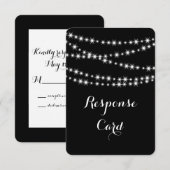 Twinkle Lights RSVP 2 Kaartje (Voorkant / Achterkant)