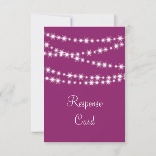 Twinkle Lights RSVP (magenta) (Voorkant)