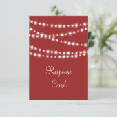 Twinkle Lights RSVP (rood) (Staand voorkant)