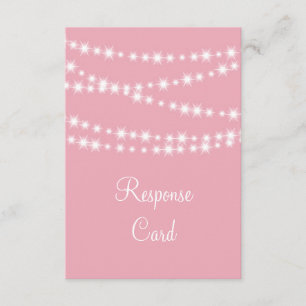 Twinkle Lights RSVP (roze)