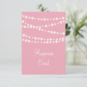 Twinkle Lights RSVP (roze) (Staand voorkant)