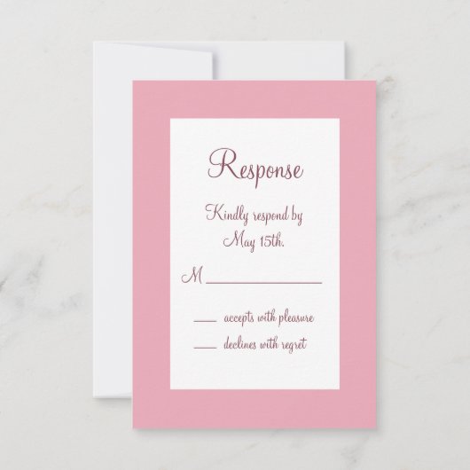 Twinkle Lights RSVP (roze) (Achterkant)