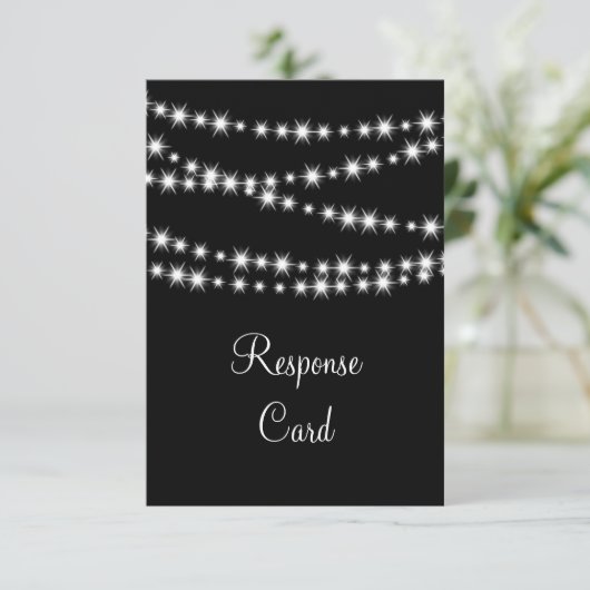 Twinkle Lights RSVP (zwart) (Staand voorkant)
