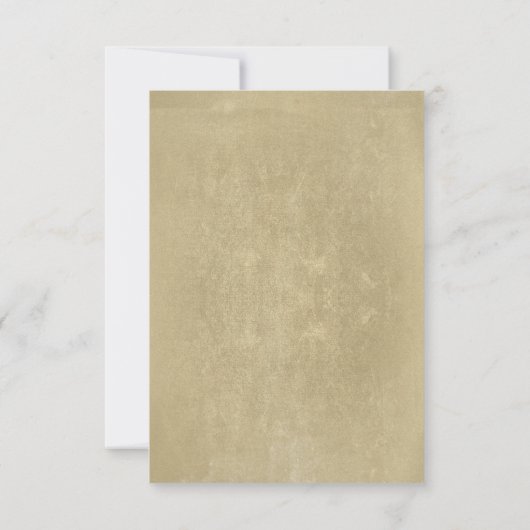 Twinkle Lights Tree Rustieke Bruiloft RSVP kaart (Achterkant)