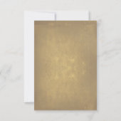 Twinkle Lights Tree Rustieke Bruiloft RSVP kaart (Achterkant)