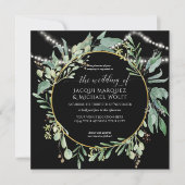 Twinkle Lights Wijnmakerij Hout Eucalyptus Waterve Kaart (Voorkant)