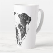 Twinkle-Lit Bulldog Brouwsel Latte Mok (Rechterhoek)