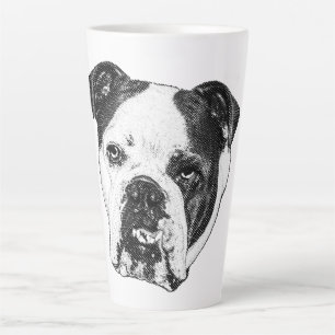 Twinkle-Lit Bulldog Brouwsel Latte Mok