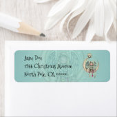 Twinkle Little Angel en Owl Illustrated Art Etiket (Insitu)