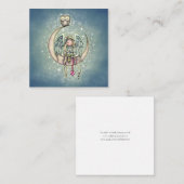 Twinkle Little Angel en Owl Illustrated Art Notitiekaartje (Voorkant / Achterkant)