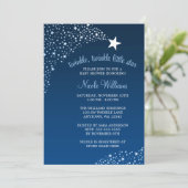 Twinkle Little Shooting Star-Baby shower Kaart (Staand voorkant)