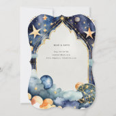 Twinkle Little Star 1e VERJAARDAG, BABY SHOWER Mei Kaart (Achterkant)