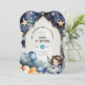 Twinkle Little Star 1e VERJAARDAG, BABY SHOWER Mei Kaart (Staand voorkant)