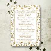 Twinkle Little Star 1st Birthday Kaart