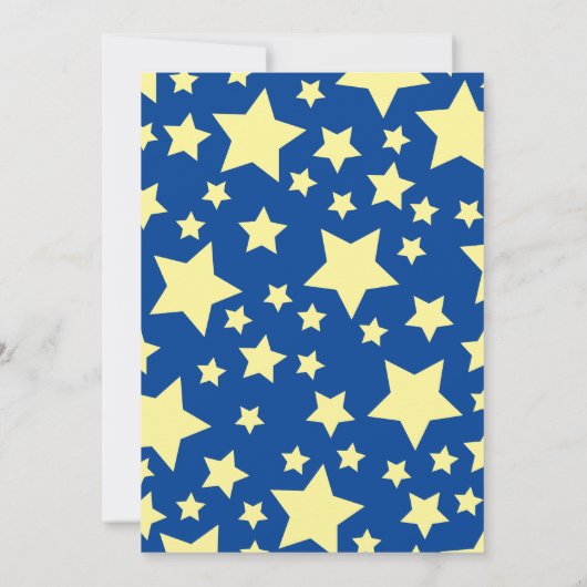 Twinkle Little Star 1st Verjaardag Schattigee Uitn Kaart (Achterkant)