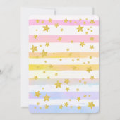 Twinkle Little Star 2nd Birthday Invitation Kaart (Achterkant)