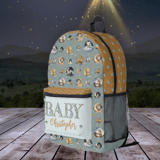 Twinkle Little Star Animal Pattern Jongen Baby Naa Bedrukte Rugzak