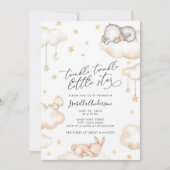 Twinkle Little Star Animals Neutraal Baby shower Kaart (Voorkant)