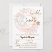 Twinkle Little Star, Baby Baby shower Kaart (Voorkant)