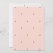 Twinkle Little Star, Baby Baby shower Kaart (Achterkant)