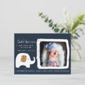 Twinkle Little Star Baby Fotoaankondiging Aankondiging (Staand voorkant)