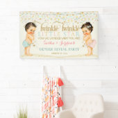 Twinkle Little Star Baby Gender Neutraal Spandoek (Insitu)