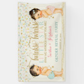 Twinkle Little Star Baby Gender Neutraal Spandoek (Verticaal)