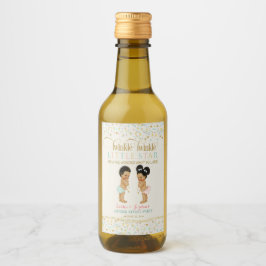 Twinkle Little Star Baby Gender onthaal Boy Girl Wijn Etiket