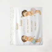 Twinkle Little Star  Baby Genderneutraal Wandkleed (Voorkant)