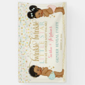 Twinkle Little Star Baby Geslacht Neutraal Etnisch Spandoek (Verticaal)