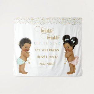 Twinkle Little Star Baby Geslacht Neutraal Etnisch Wandkleed